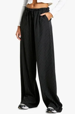 Tall - Pantalon large à rayures et cordon de serrage