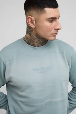 Tall Pull édition limitée à imprimé, coupe régulière, finition spray wash Sweater