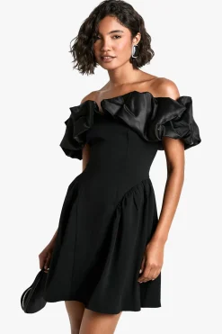 Tall - Robe courte à volants et taille basse