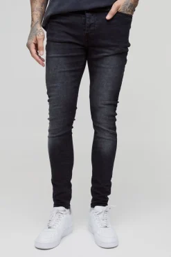 boohooMAN Tall Skinny Stretch Jeans<Homme Denim|Tout Afficher