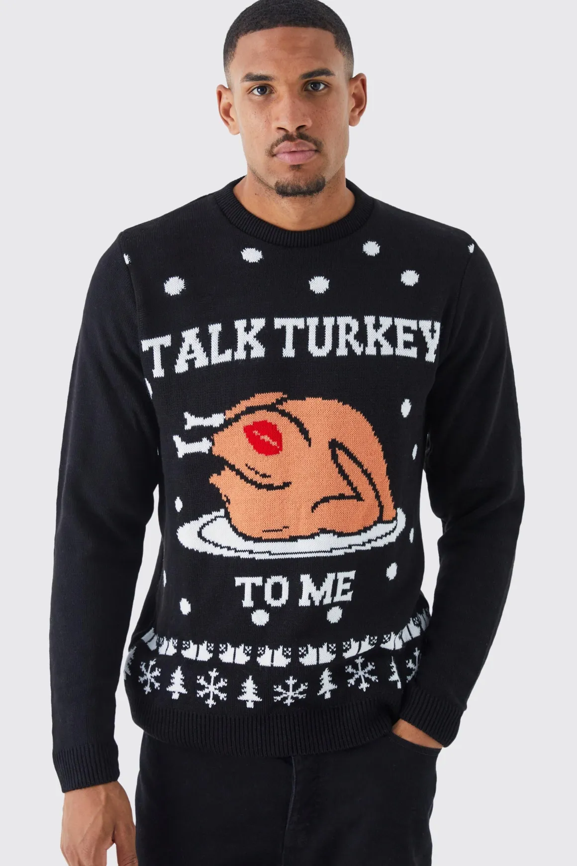 Tall Talk Turkey To Me Pull de Noël