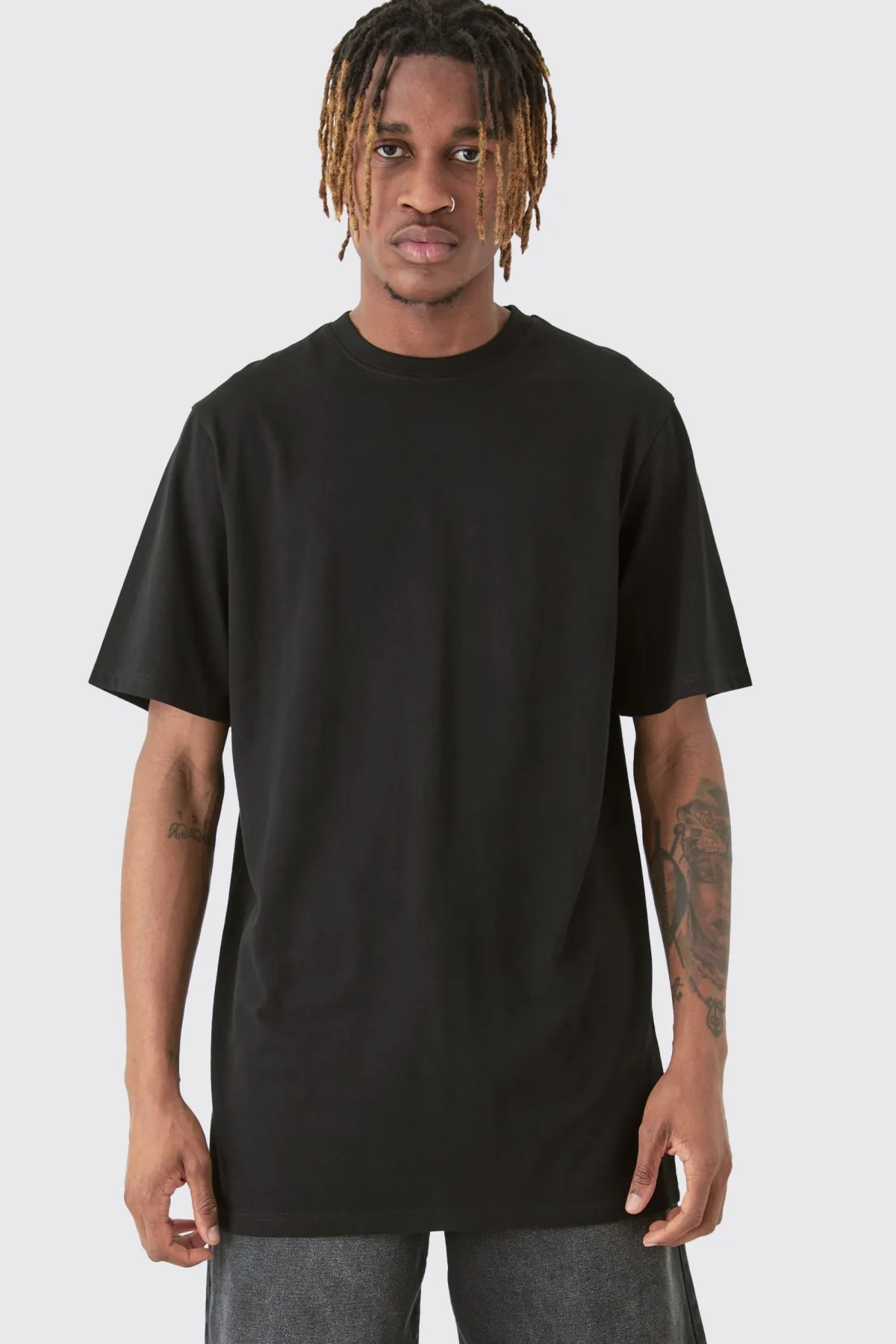 boohooMAN Tall - T-shirt basique à col rond<Homme Tout Afficher|Tout Afficher