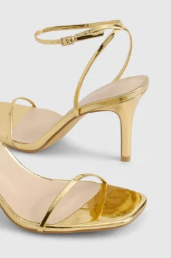 boohoo Talons aiguilles bas métalliques, à ajustement large et presque invisibles< Chaussures Festives|Chaussures À Talons
