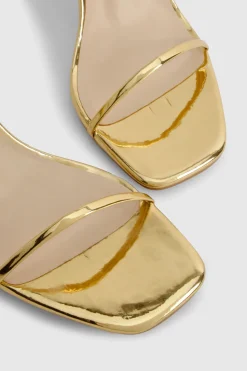 boohoo Talons aiguilles bas métalliques, à ajustement large et presque invisibles< Chaussures Festives|Chaussures À Talons