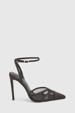 Talons aiguilles courts en maille