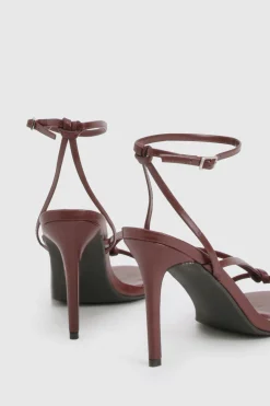 boohoo Talons aiguilles hauts à coupe large avec détail de nœud< Chaussures Festives|Chaussures À Talons