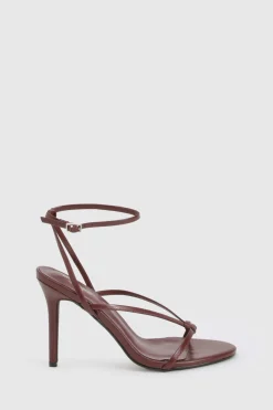 boohoo Talons aiguilles hauts à coupe large avec détail de nœud< Chaussures Festives|Chaussures À Talons