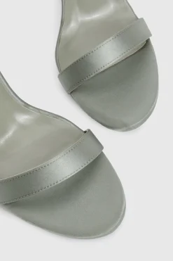 boohoo Talons basiques en satin à peine perceptibles<Femme Chaussures Festives|Chaussures À Talons