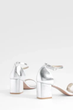 boohoo Talons bas métalliques à peine visibles< Chaussures Festives|Chaussures À Talons