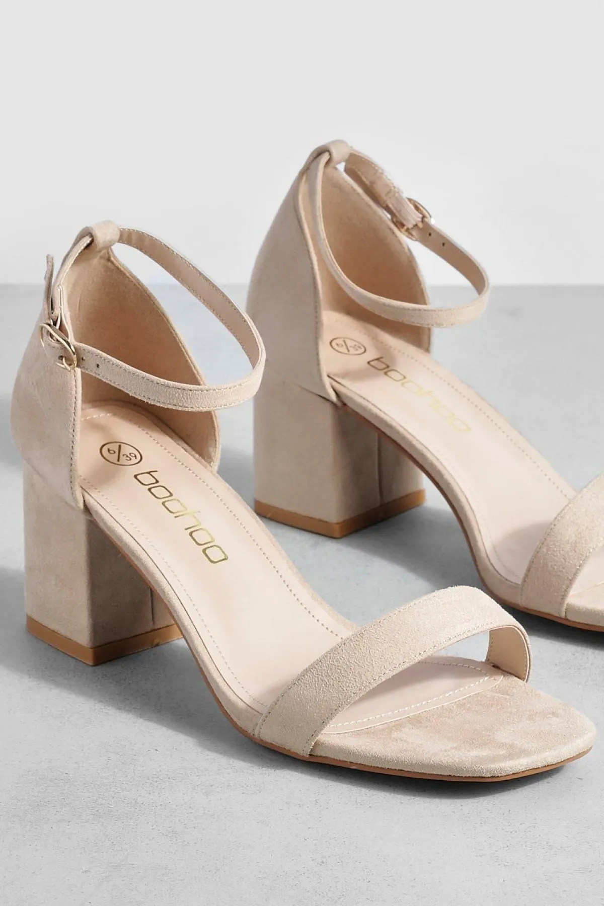 boohoo Talons à bloc bas quasi invisibles< Chaussures Festives|Chaussures À Talons
