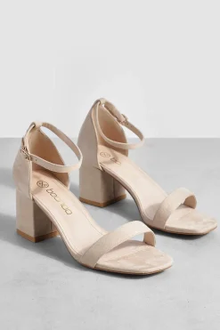 boohoo Talons à bloc bas quasi invisibles< Chaussures Festives|Chaussures À Talons