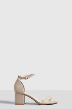 boohoo Talons à bloc bas quasi invisibles< Chaussures Festives|Chaussures À Talons