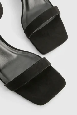 Talons blocs à large ajustement à boucle ronde en 2 parties