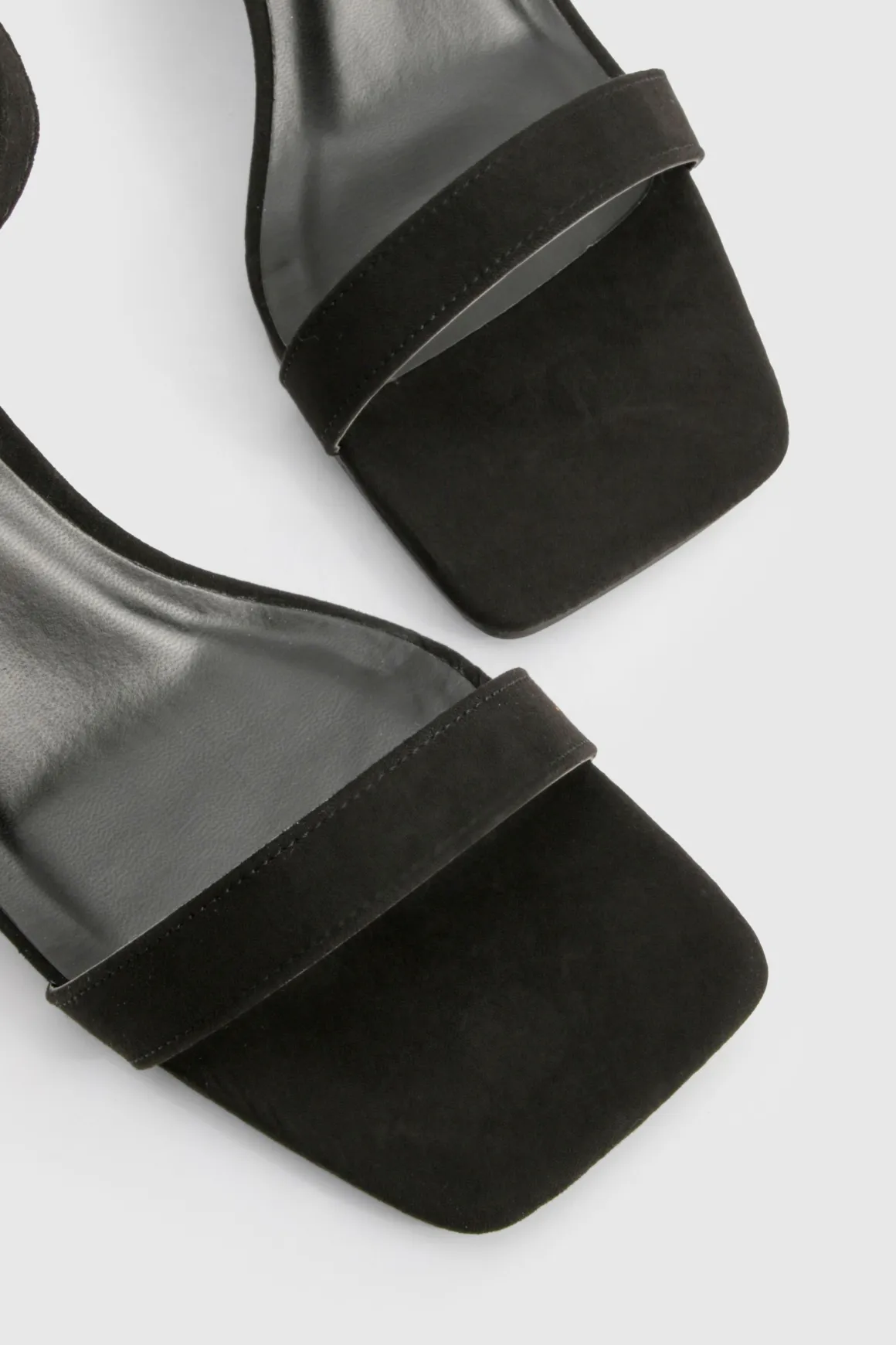 Talons blocs à large ajustement à boucle ronde en 2 parties