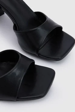 boohoo Talons À Bride Large Et Double Lanière Coupe Large< Chaussures Festives|Chaussures À Talons