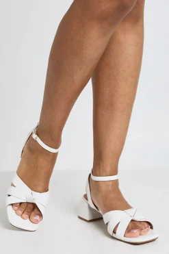 boohoo Talons À 2 Brides Coupe Large Avec Détail Tressé< Chaussures À Talons