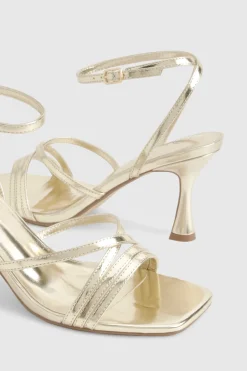 Talons à brides en 2 parties pour pieds larges