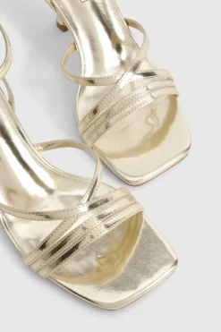 Talons à brides en 2 parties pour pieds larges