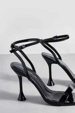 Talons à coupe large évasés en 2 pièces, à peine perceptibles