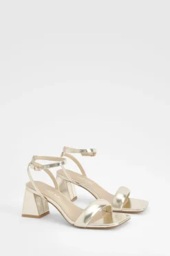Talons Deux Parties à Brides Métalliques Rembourrés
