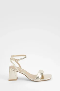 Talons Deux Parties à Brides Métalliques Rembourrés