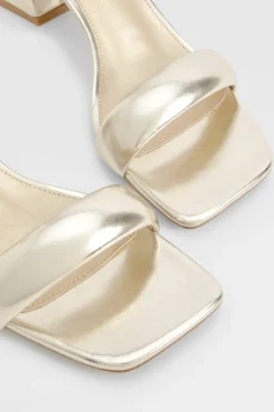 Talons Deux Parties à Brides Métalliques Rembourrés