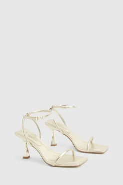 boohoo Talons à deux parties pour pieds larges – Bout carré< Chaussures Festives|Chaussures À Talons
