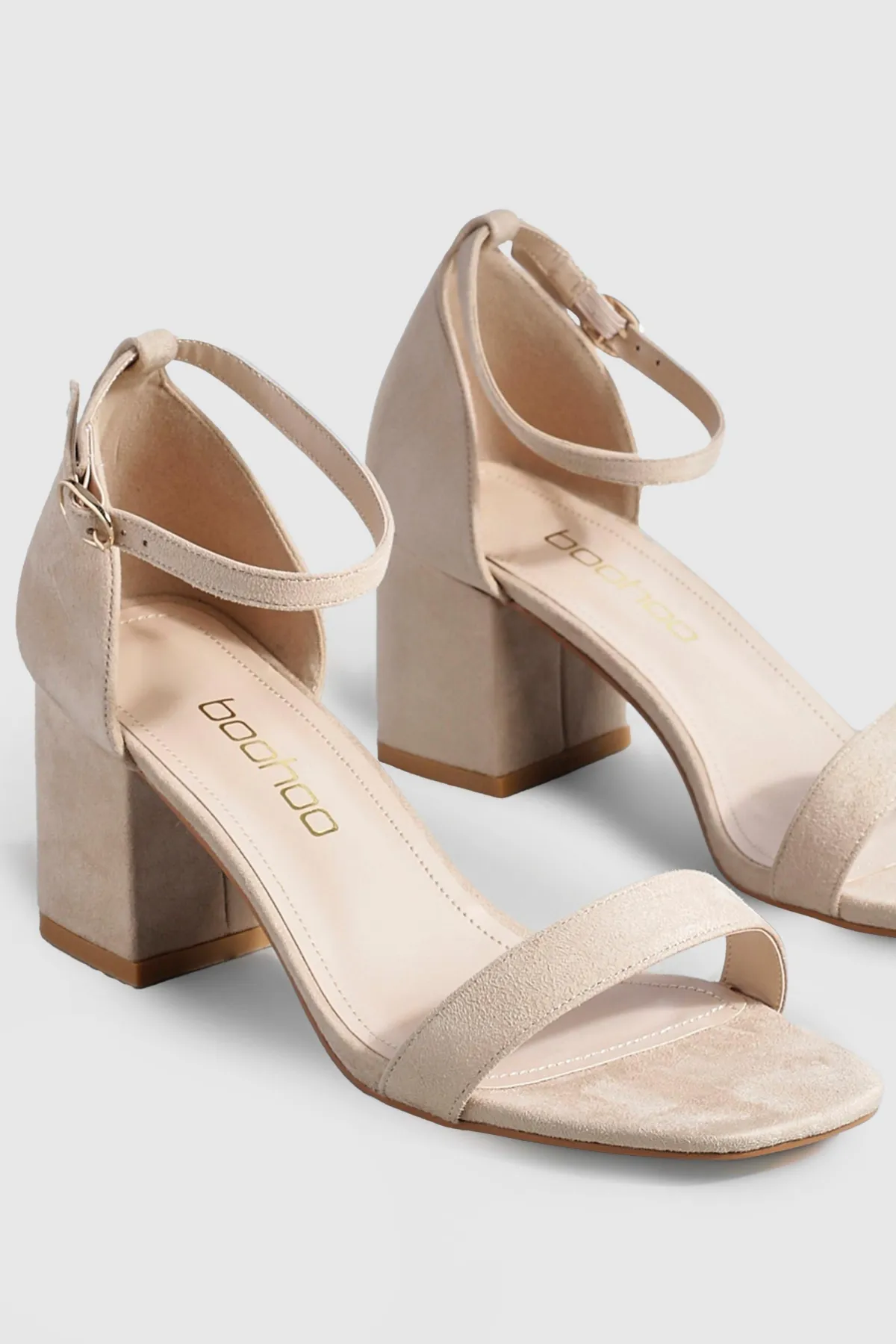 boohoo Talons à large chaussant, à bloc bas, quasi invisibles< Chaussures À Talons