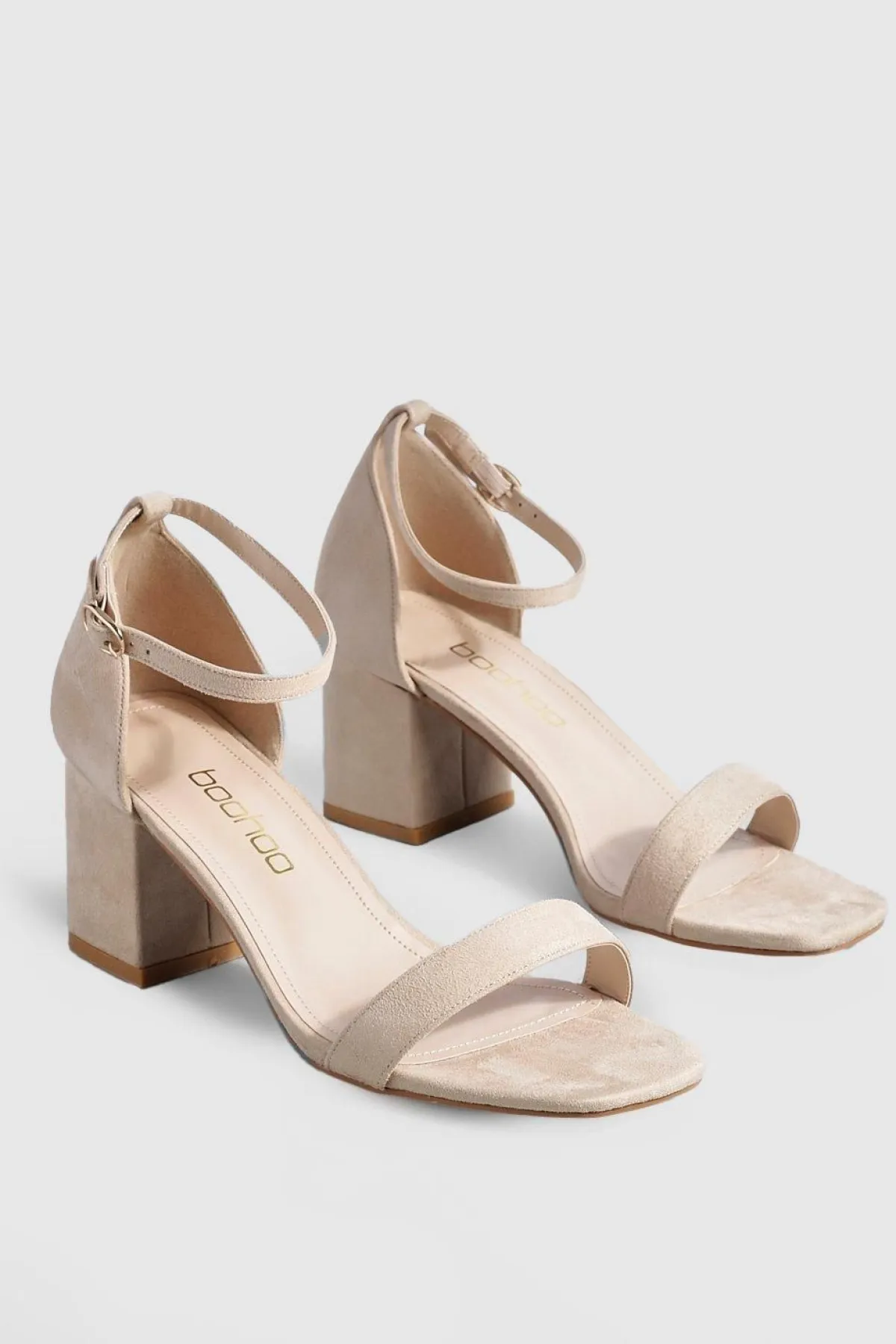 boohoo Talons à large chaussant, à bloc bas, quasi invisibles< Chaussures À Talons