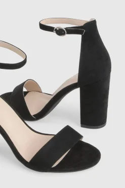 Talons Larges À Bride Basiques Avec Talon Bloc