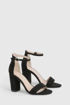 Talons Larges À Bride Basiques Avec Talon Bloc