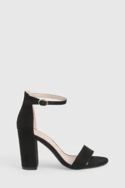 Talons Larges À Bride Basiques Avec Talon Bloc