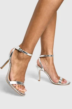 boohoo Talons Métalliques À Peine Présents< Chaussures Festives|Chaussures À Talons