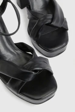 boohoo Talons À Plateforme Avec Brides Croisées Et Talon Bloc En Deux Parties< Chaussures Festives|Chaussures À Talons