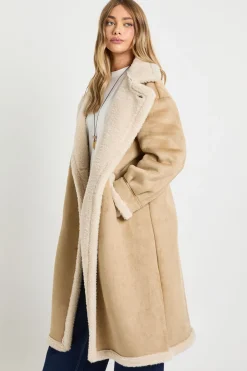 Teddy Trim Maxi Aviator