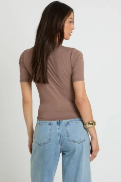boohoo Tee Col Rond Seconde Peau Longueur Tall Pour Tous Les Jours<Femme Tops