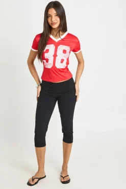 Tee-shirt Court De Football À Graphisme Usé 38