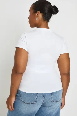 boohoo Tee-shirt Court Grande Taille Imprimé Houston Texas<Femme Tops