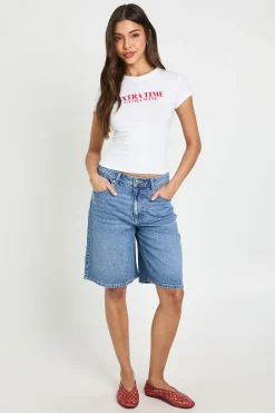 Tee-shirt Court Slogan Extra Time Extra Wine