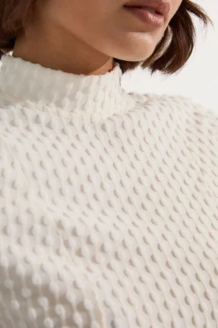 Textured Jersey Top