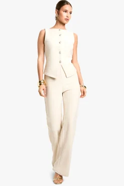 boohoo Textured Wide Leg Trouser<Femme Pantalons