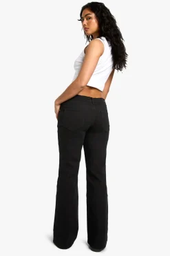 boohoo The Low Waist Bootcut Jean<Femme Denim|Jeans