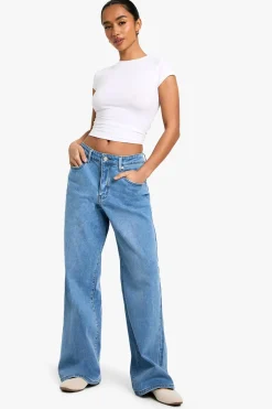 The Petite High Waist Loose Straight Jean