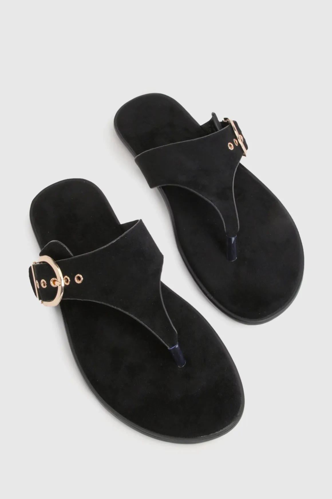 Tongs À Boucle Avec Bride Entre-Orteils