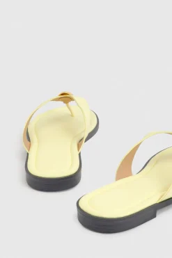 Tongs À Détail Doré