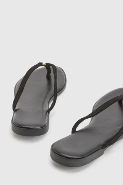 Tongs À Détail Doré