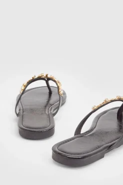 Tongs Détail Ornement Étoile De Mer