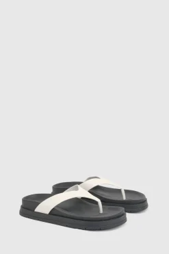 boohoo Tongs À Plateforme Épaisse Coupe Large< Sandales