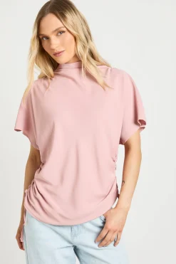 boohoo Top Ample À Fronces Latérales Petite<Femme Tops