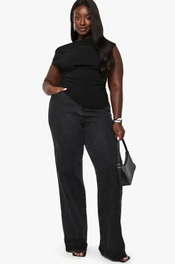 boohoo TOP ASYMÉTRIQUE EN BENGALINE POUR TAILLES PLUS<Femme Tops